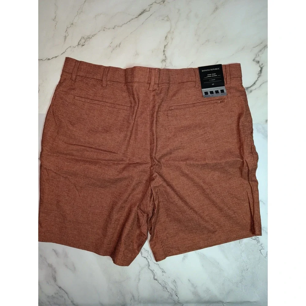 Banana Republic Core Temp Linen Blend Shorts 9
